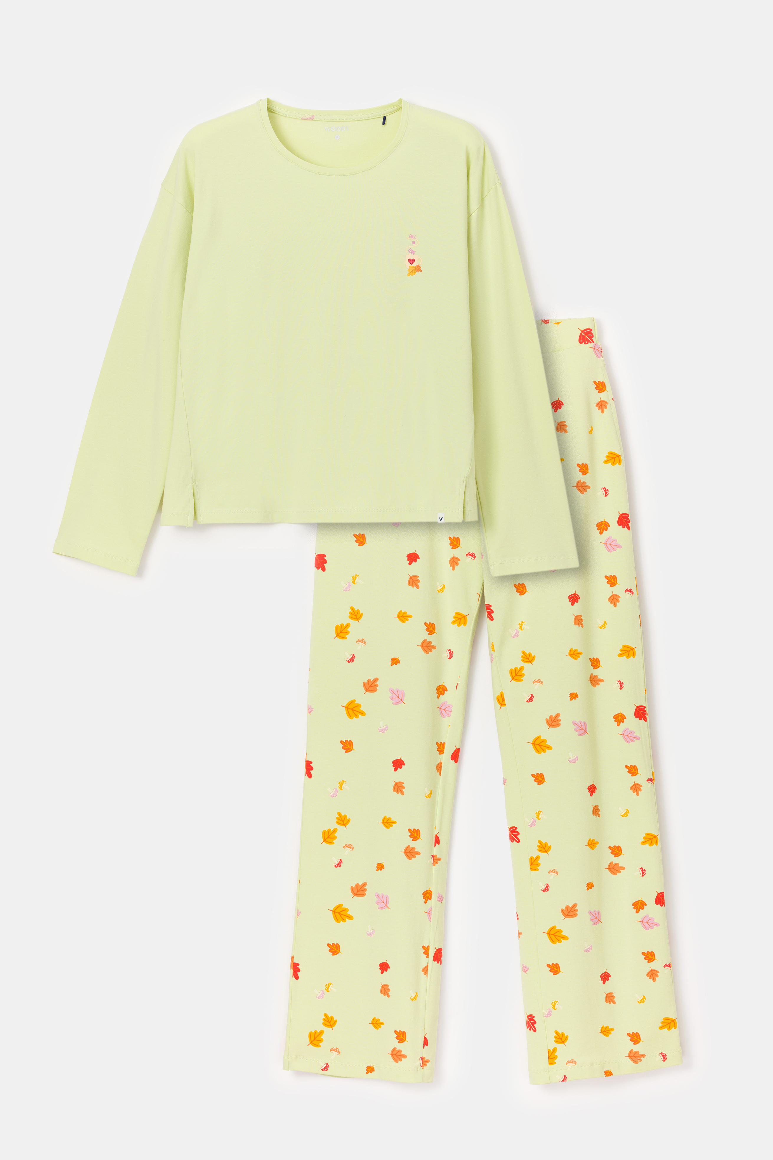 Pyjama Woody Blaadjes  242-12-YPA-Z/705