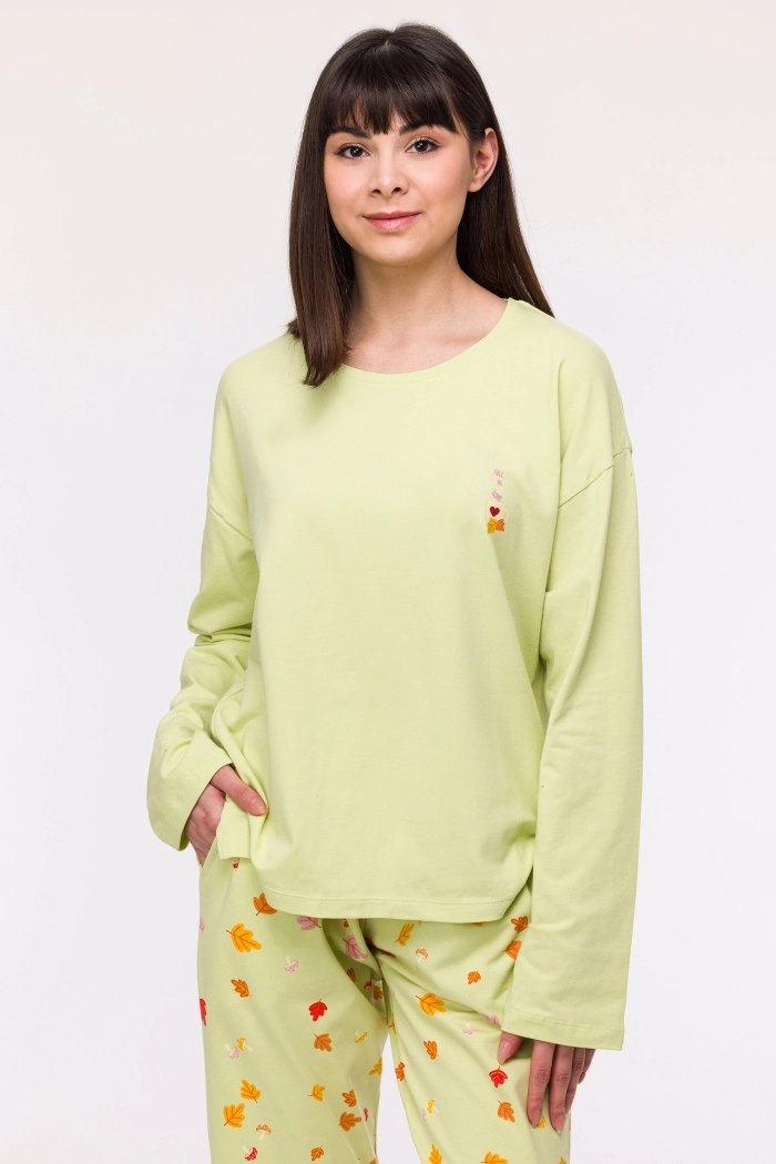 Pyjama Woody Blaadjes  242-12-YPA-Z/705