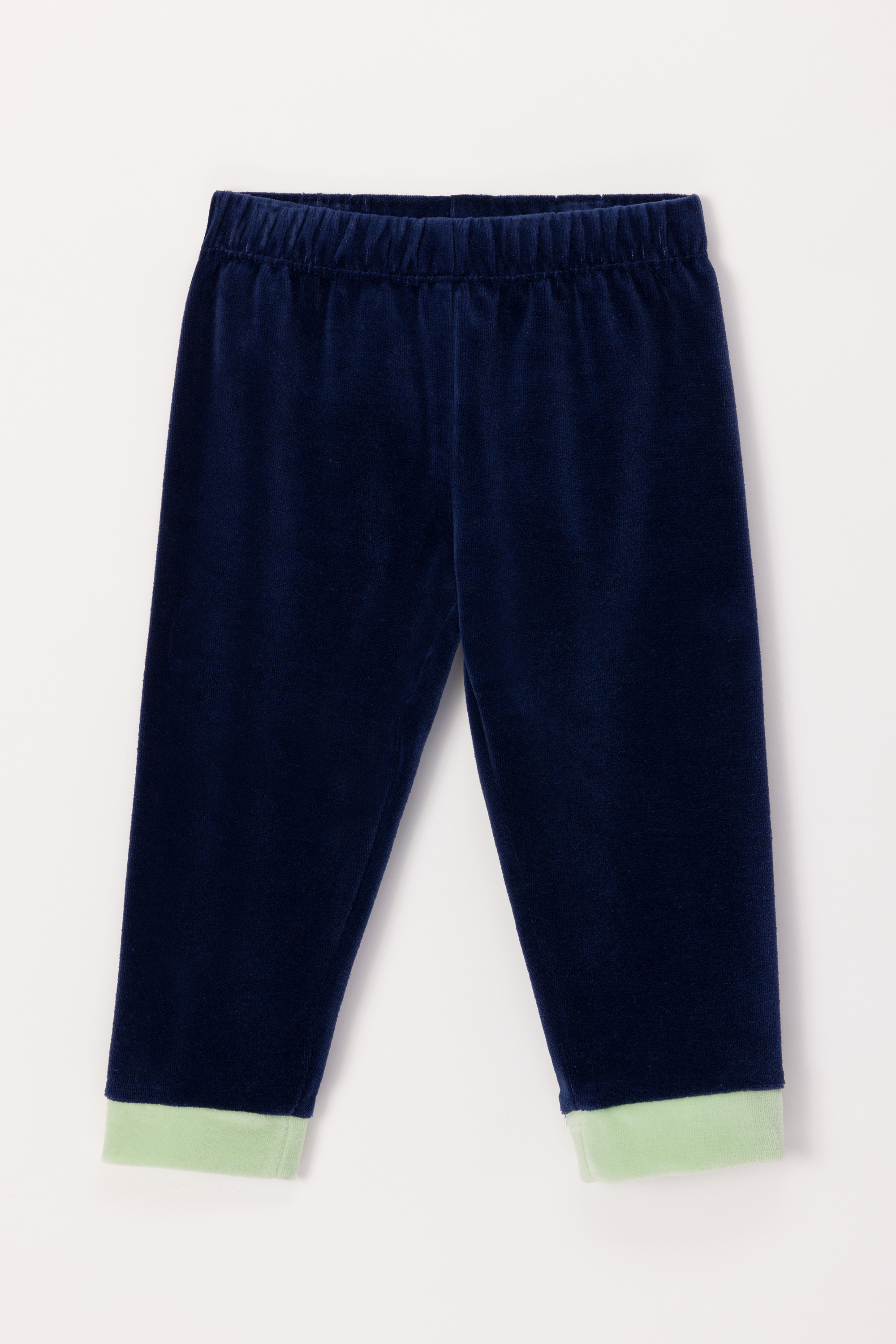 Pyjama Woody Labradoodle Velours Donkerblauw 242-10-PLC-V/889