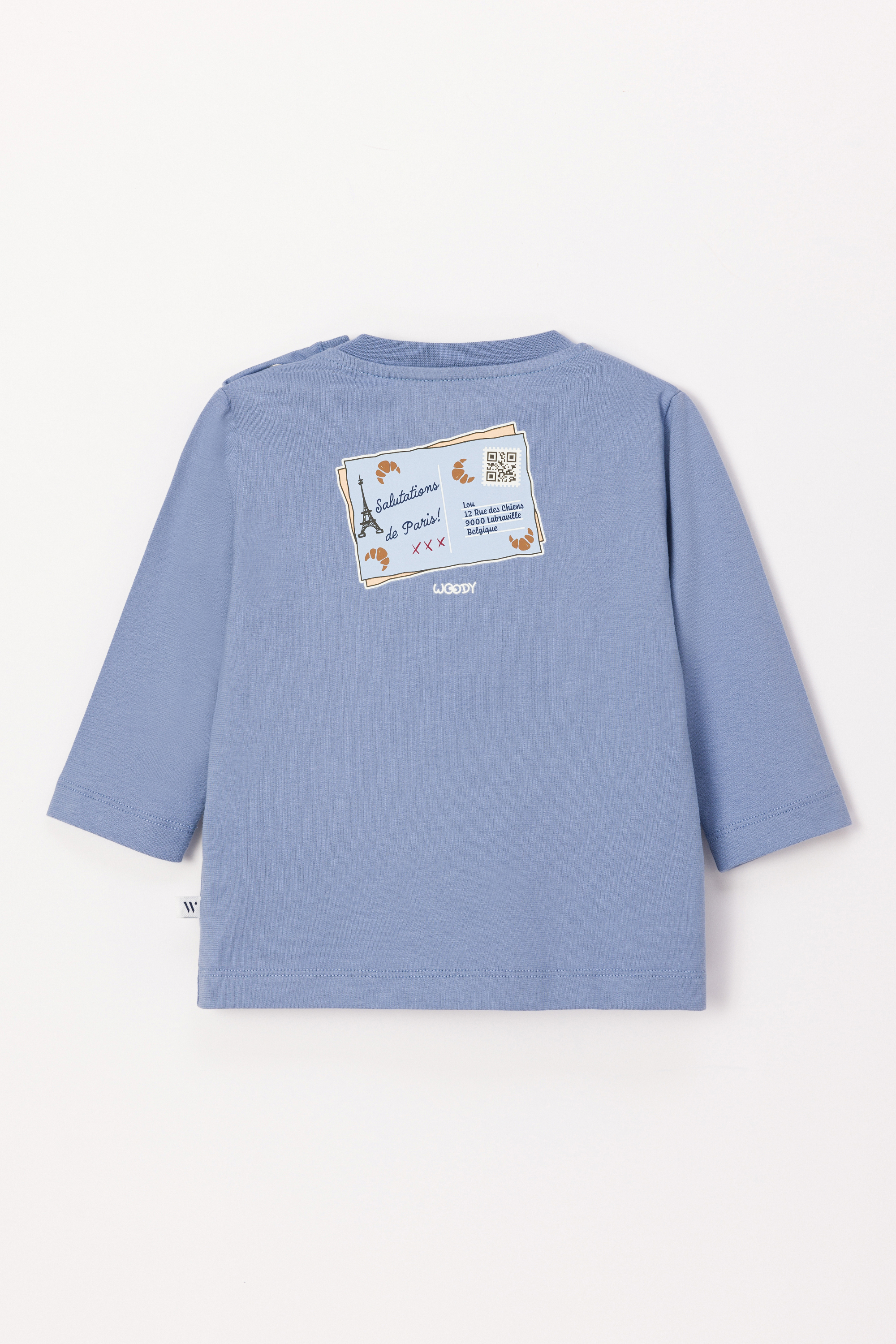 Pyjama Woody Labradoodle Jeansblauw  242-10-PLS-S/813