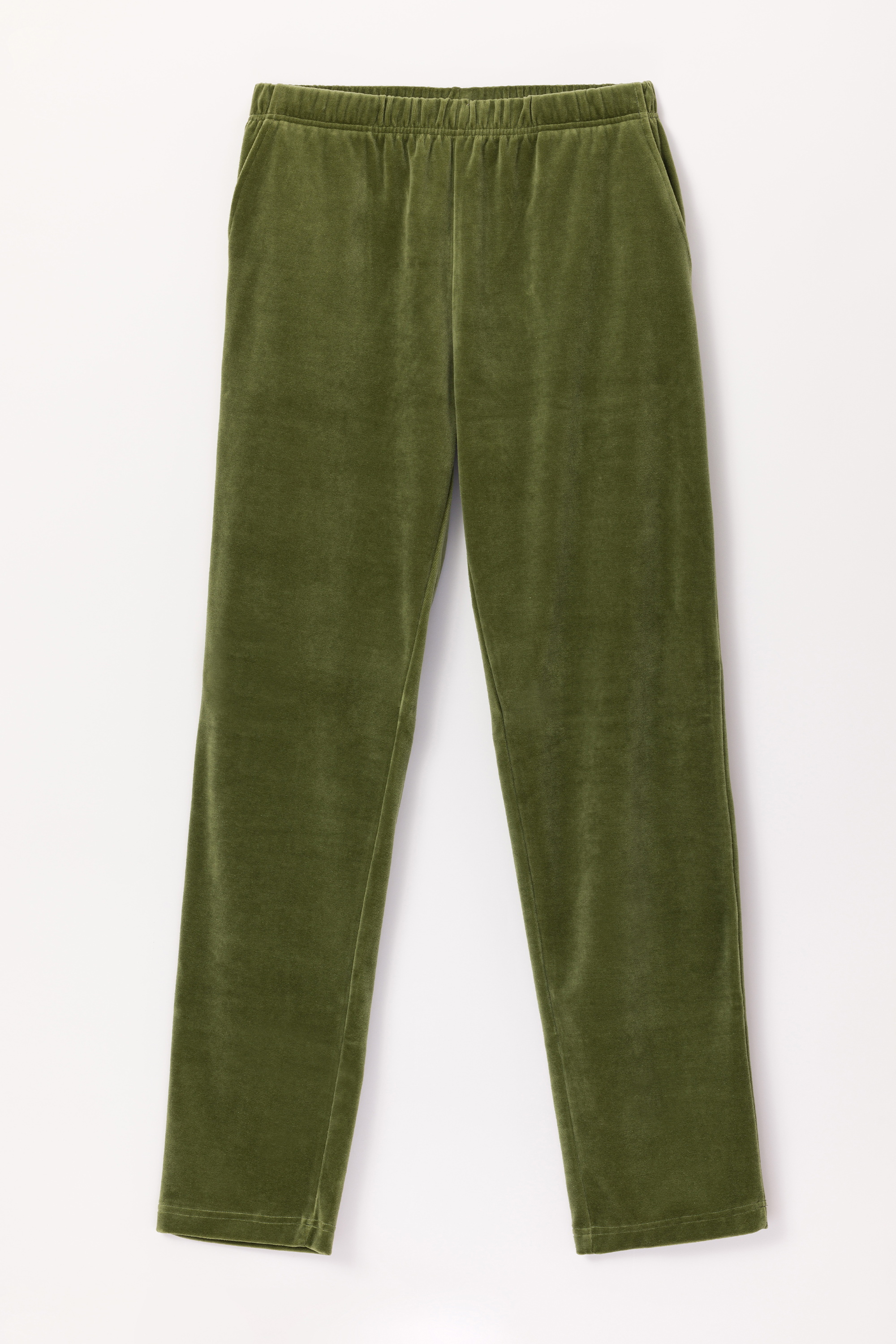 Pyjama Woody Velours Groene Streep 242-11-MRL-V/931