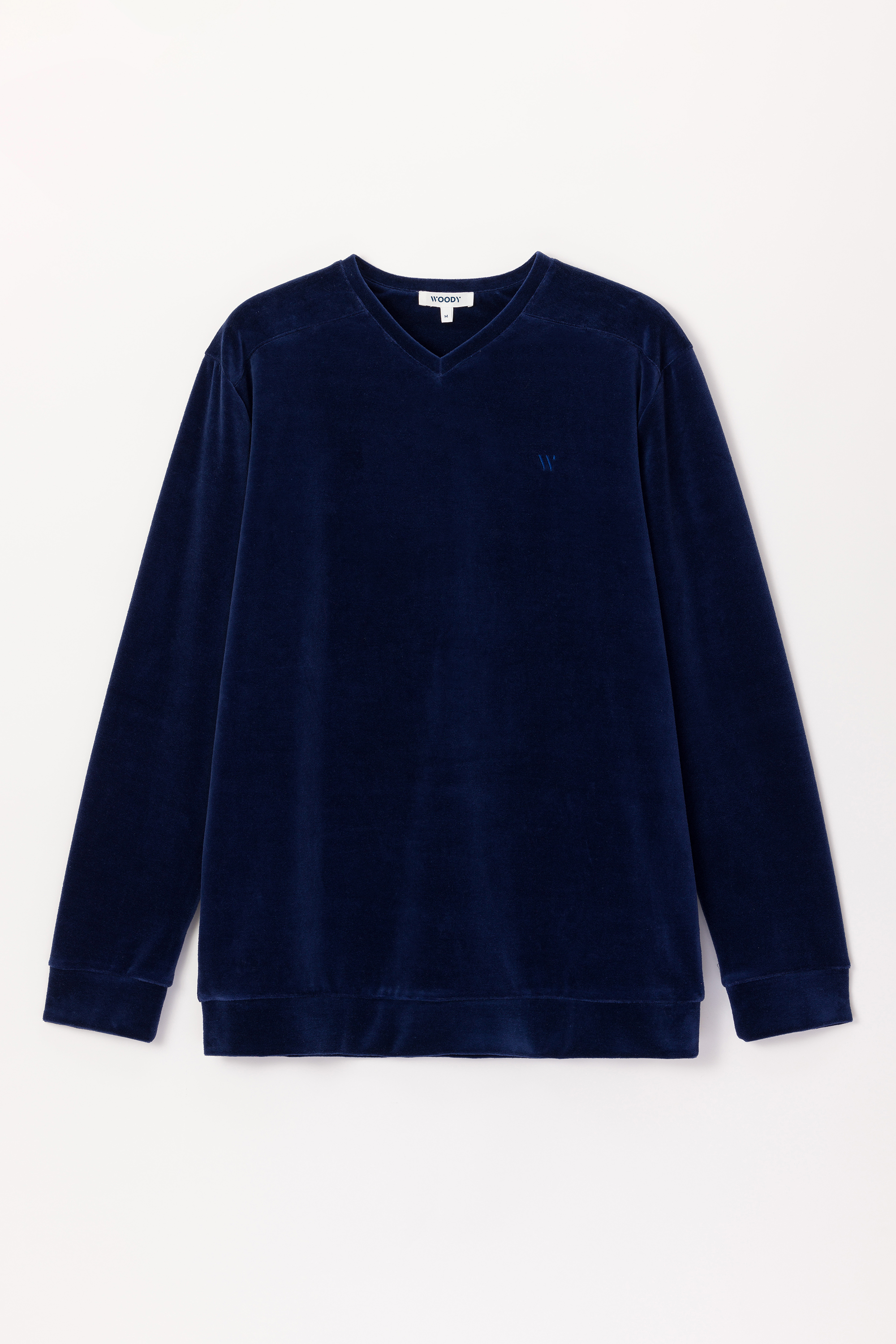 Pyjama Woody Velours Donkerblauw  242-11-MVL-V/889