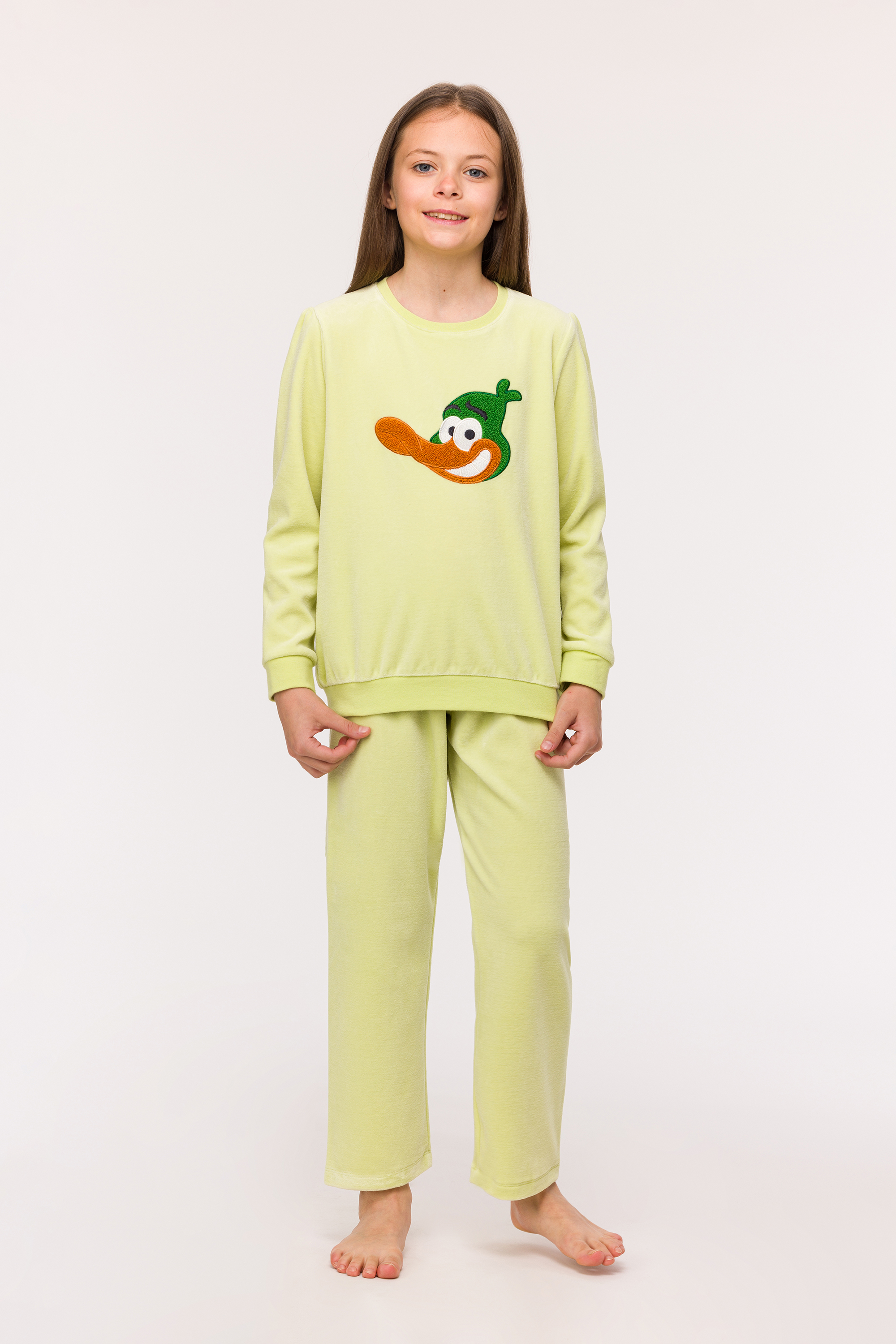 Pyjama Woody Lichtgroen  242-10-PDV-V/705