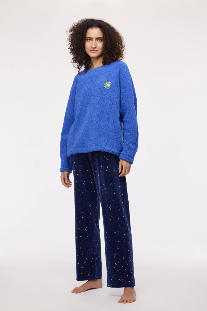 Pyjama Woody Blauw  242-10-WPI-M/875