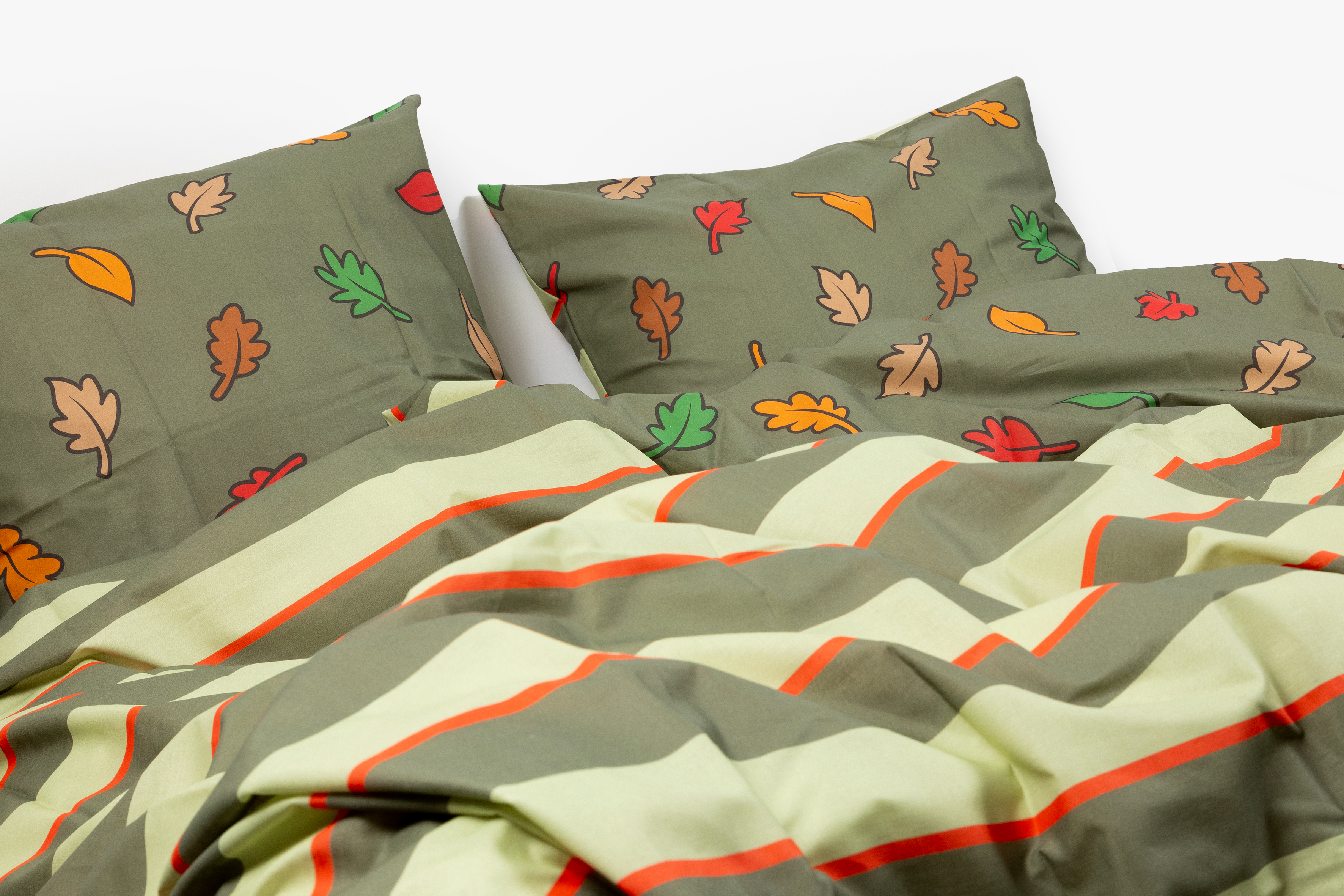 Tweepersoons Dekbedovertrek + hoofdkussens Woody Eend (240x220cm) 242-10-DMD-W/030