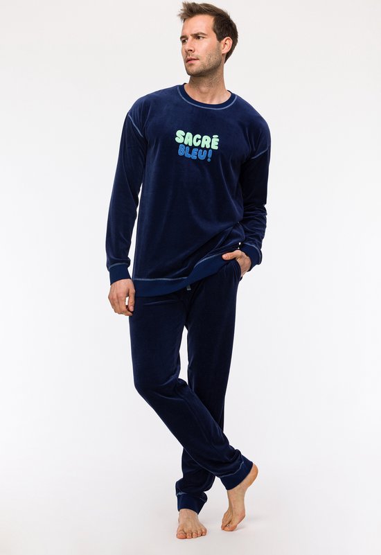 Pyjama Woody Donkerblauw 242-12-QRM-V/889