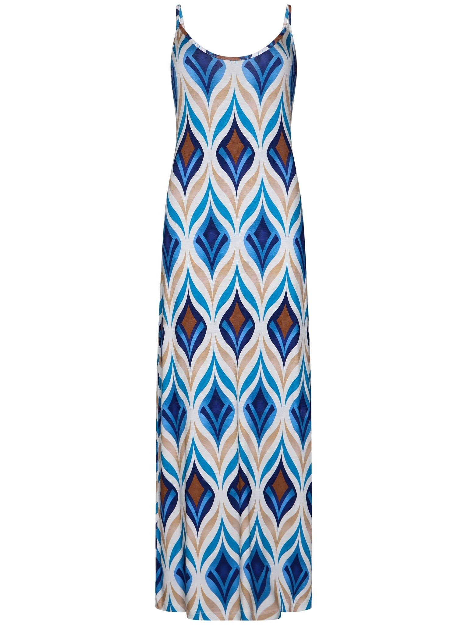 Spaghetti beach dress 125 cm blauw 311251-308-3/510