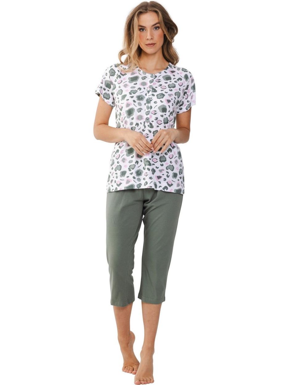 Pyjama donkergroen 121251-107-1/720