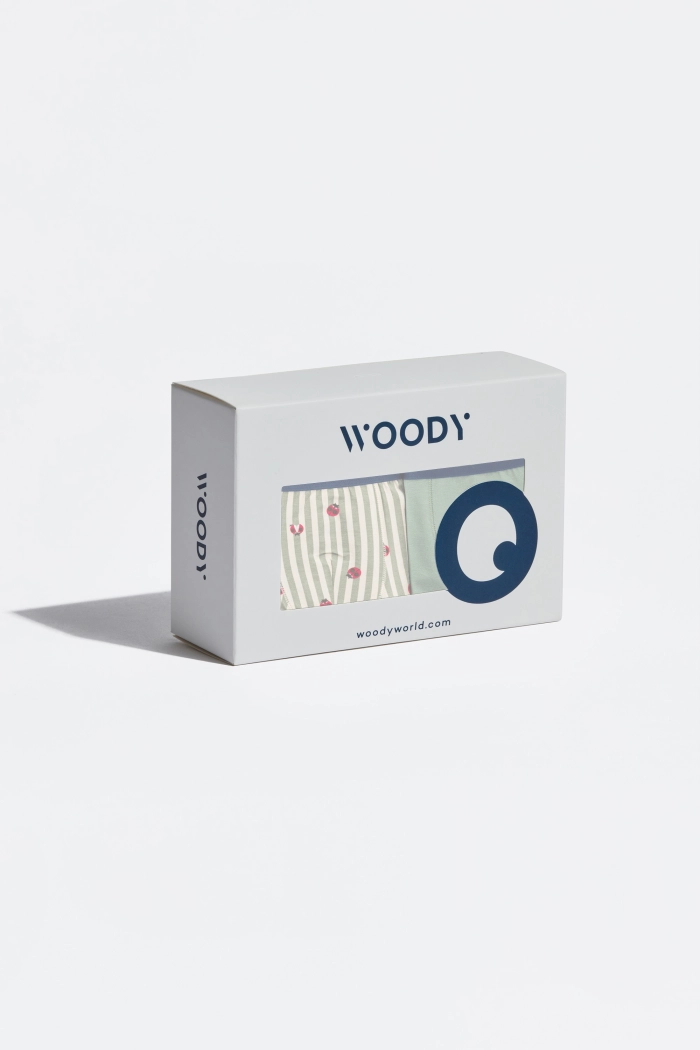 Woody duopack boxershorts lieveheersbeest/kaki 251-10-CLD-Z/012
