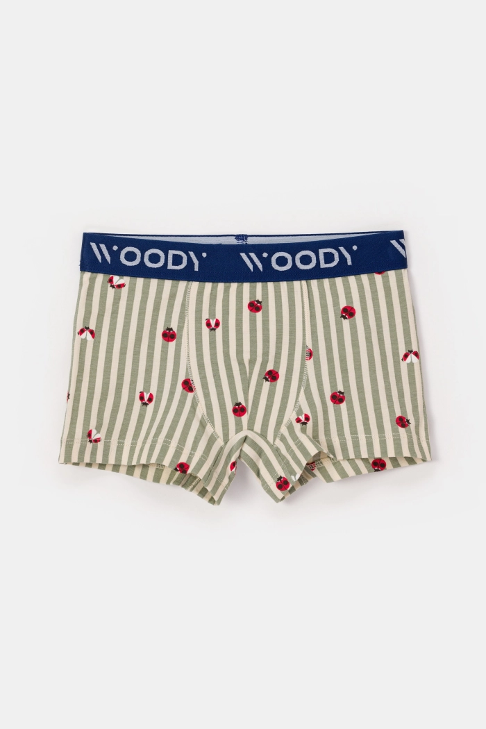 Woody duopack boxershorts lieveheersbeest/kaki 251-10-CLD-Z/012