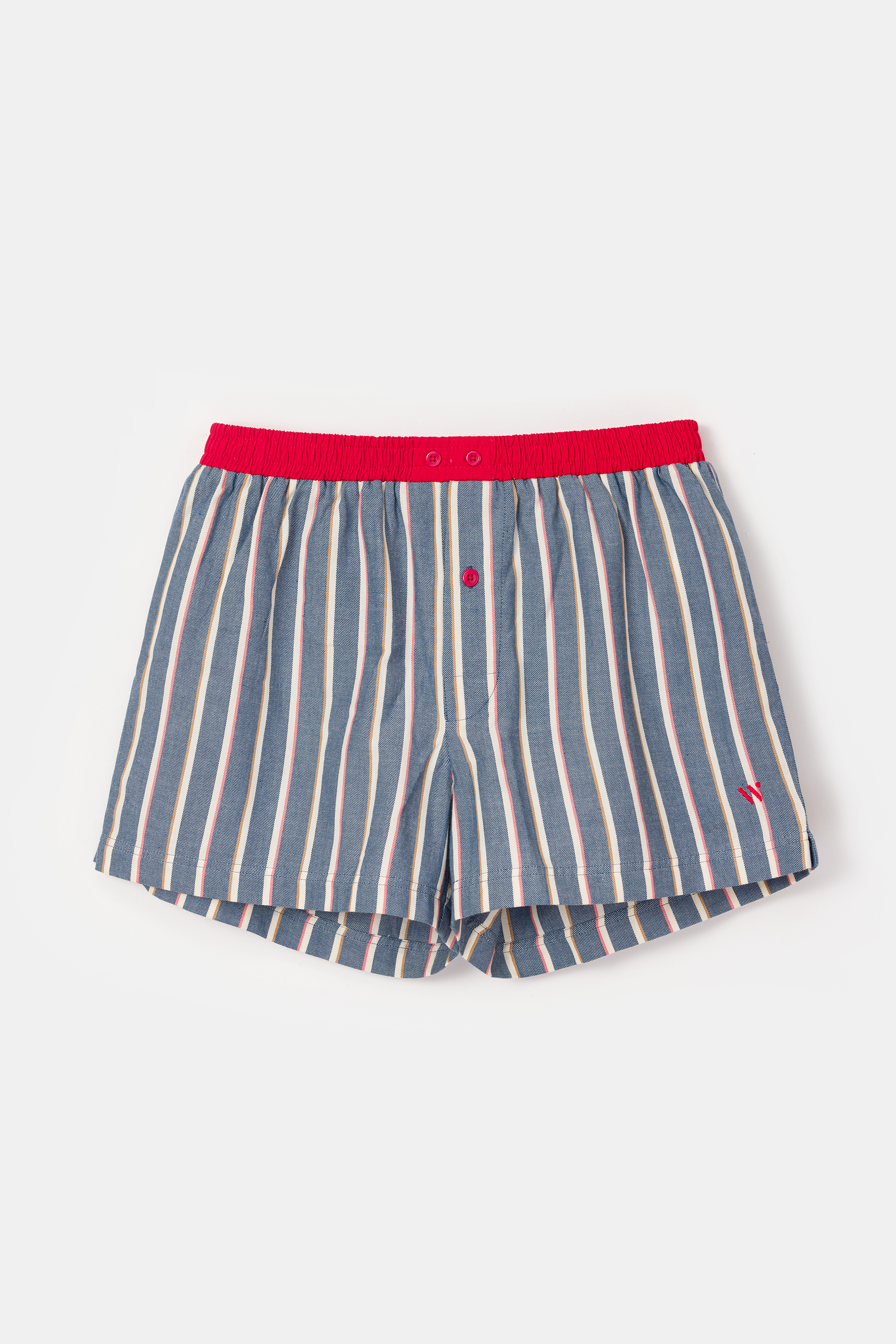 Woody boxershort gestreept donkerblauw 251-12-QLD-W/928