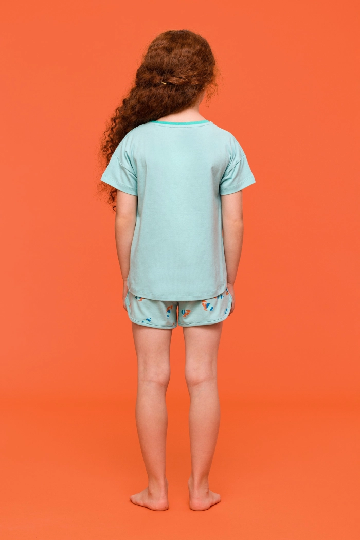 Woody shortama hermietkreeft licht turquoise 251-10-PZG-Z/708
