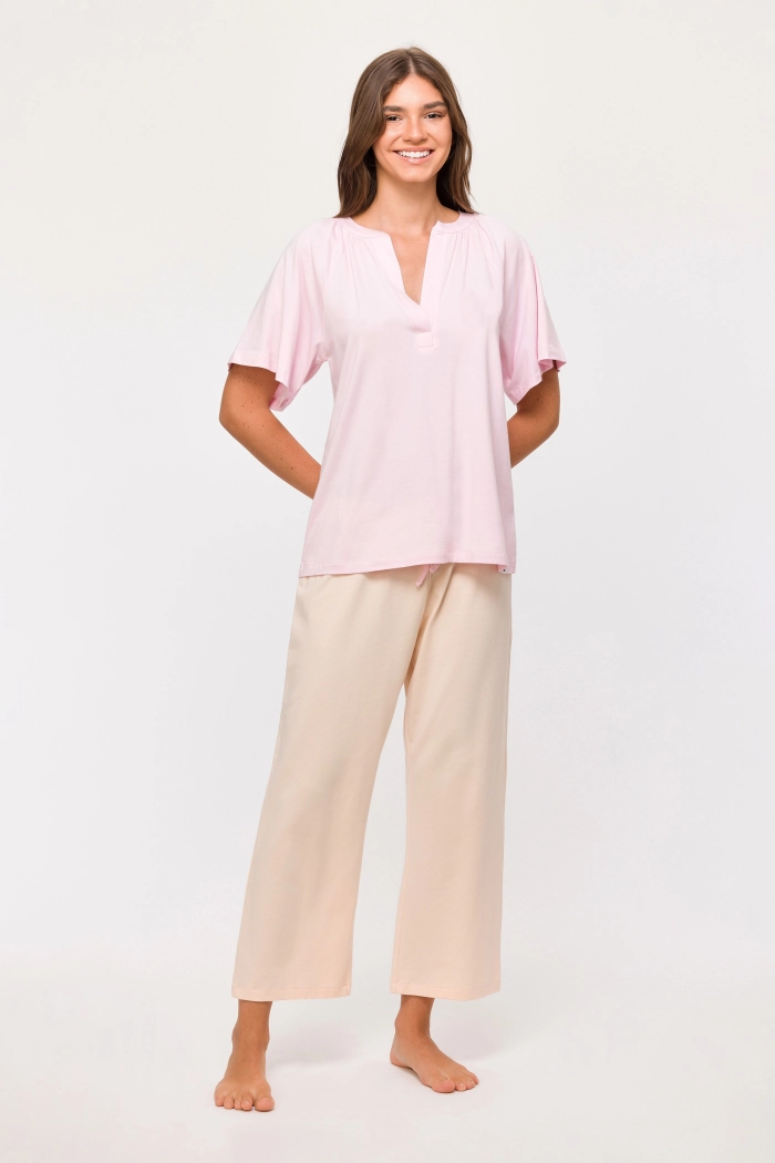 Woody pyjama lichtroze 251-10-SIL-Z/417