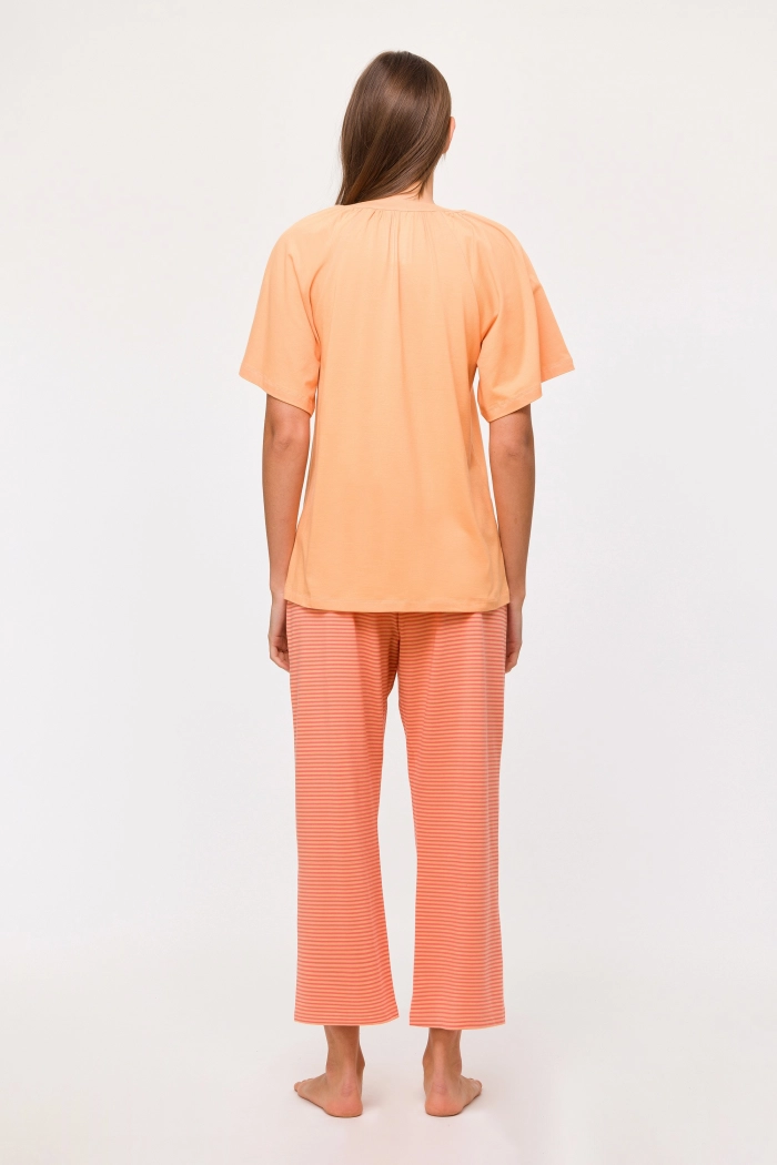 Woody pyjama oranje 251-10-SIL-Z/519