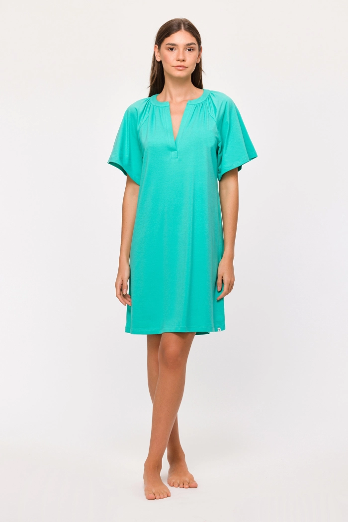 Woody slaapkleed turquoise 251-10-SIX-Z/727