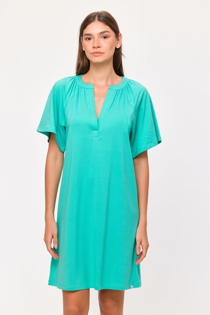 Woody slaapkleed turquoise 251-10-SIX-Z/727