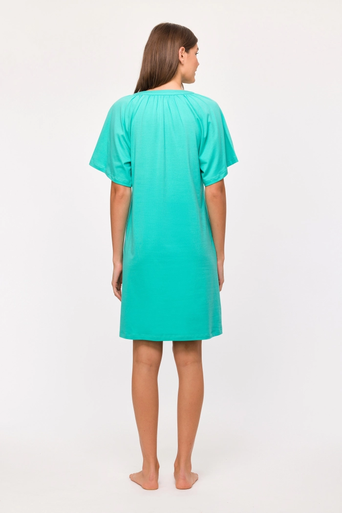 Woody slaapkleed turquoise 251-10-SIX-Z/727