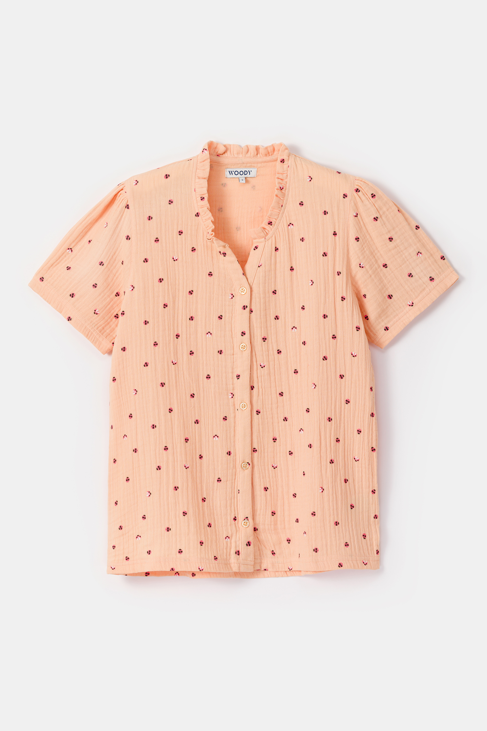 Woody shortama lieveheersbeestjes 251-10-WPJ-W/914