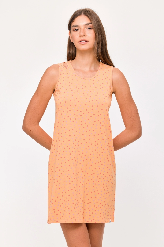 Woody slaapkleed oranje bolletjes 251-12-YDB-Z/913