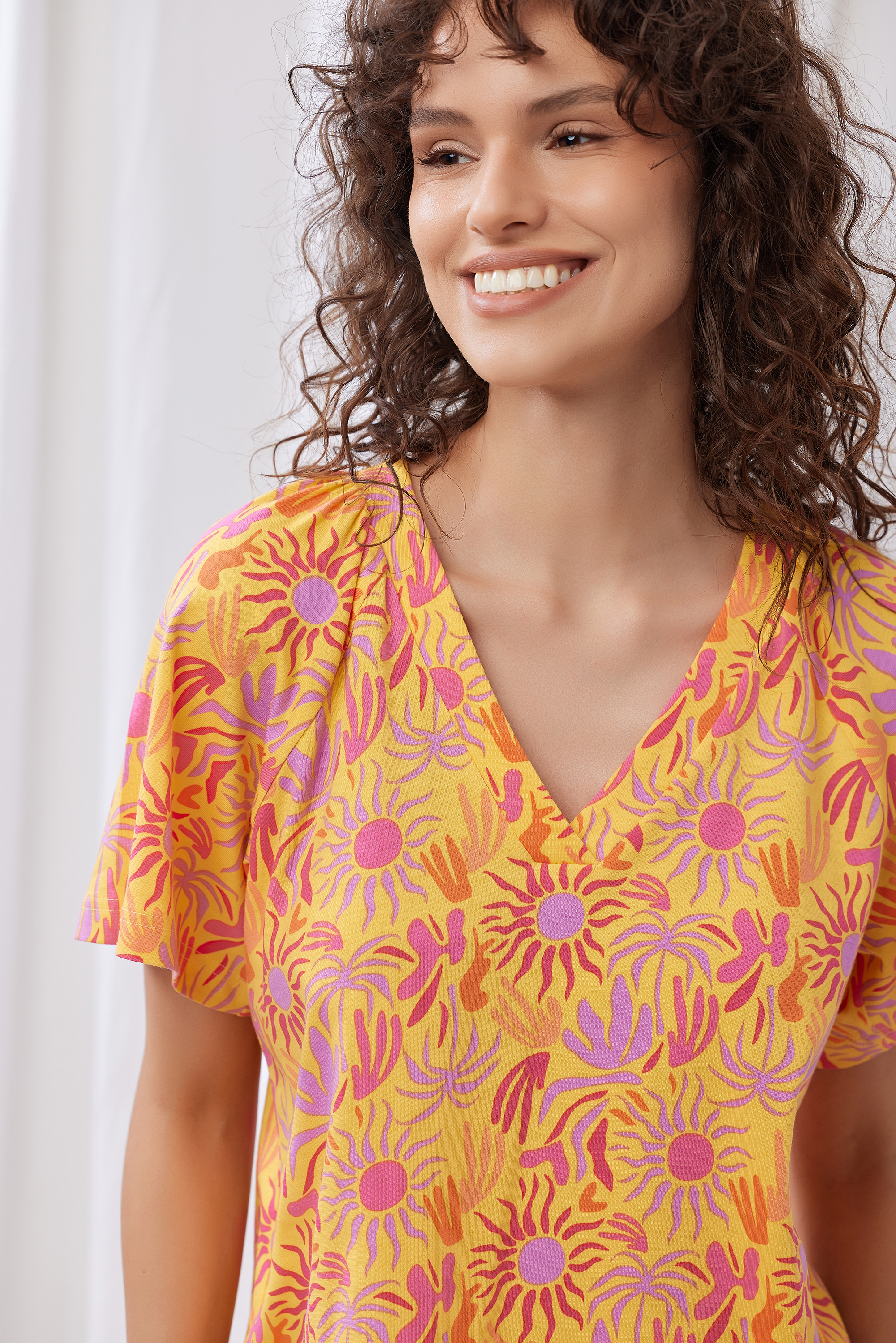 Lords X Lilies slaapkleed multicolor 251-50-XDF-Z/977