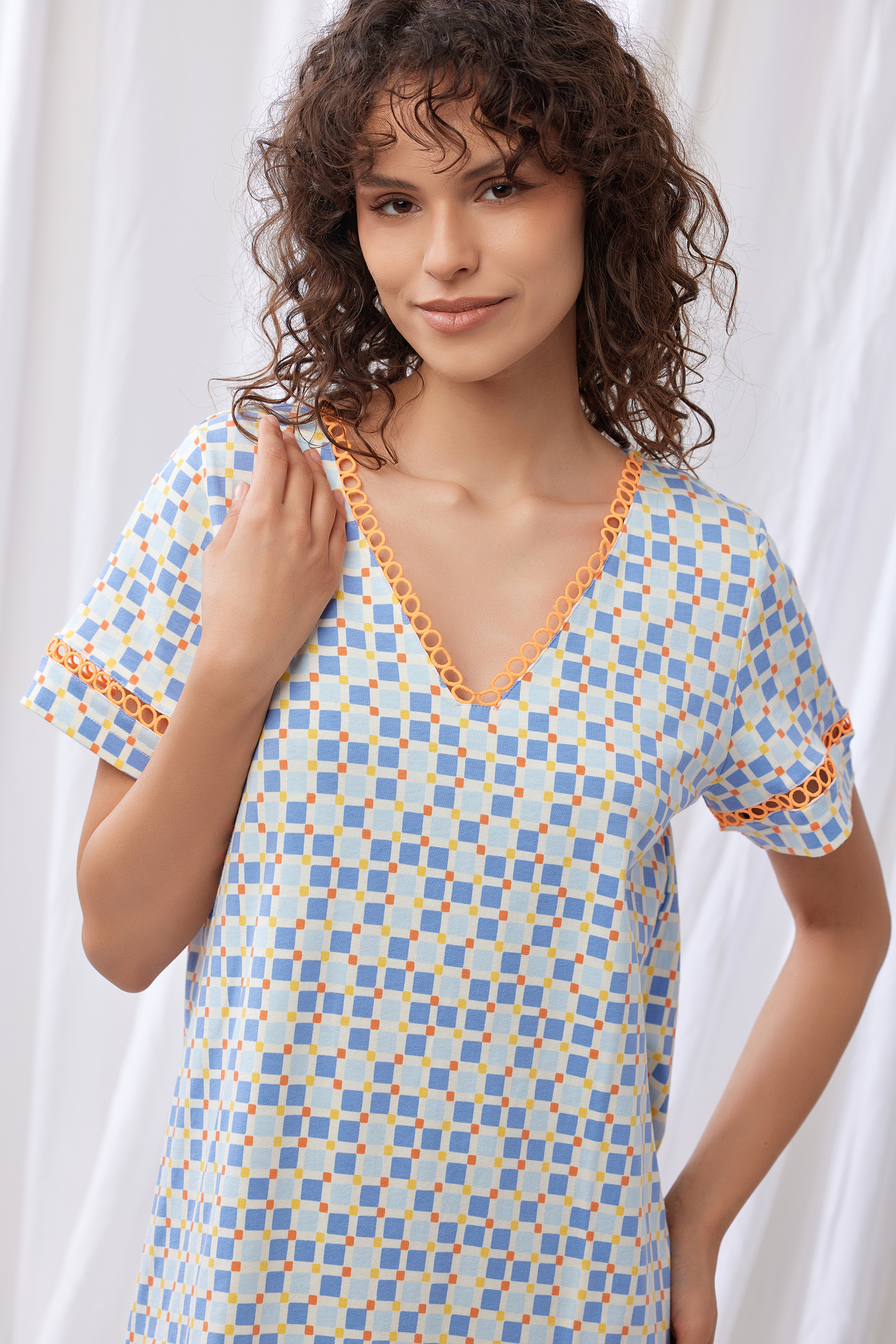 Lords X Lilies slaapkleed multicolor 251-50-XDG-Z/978