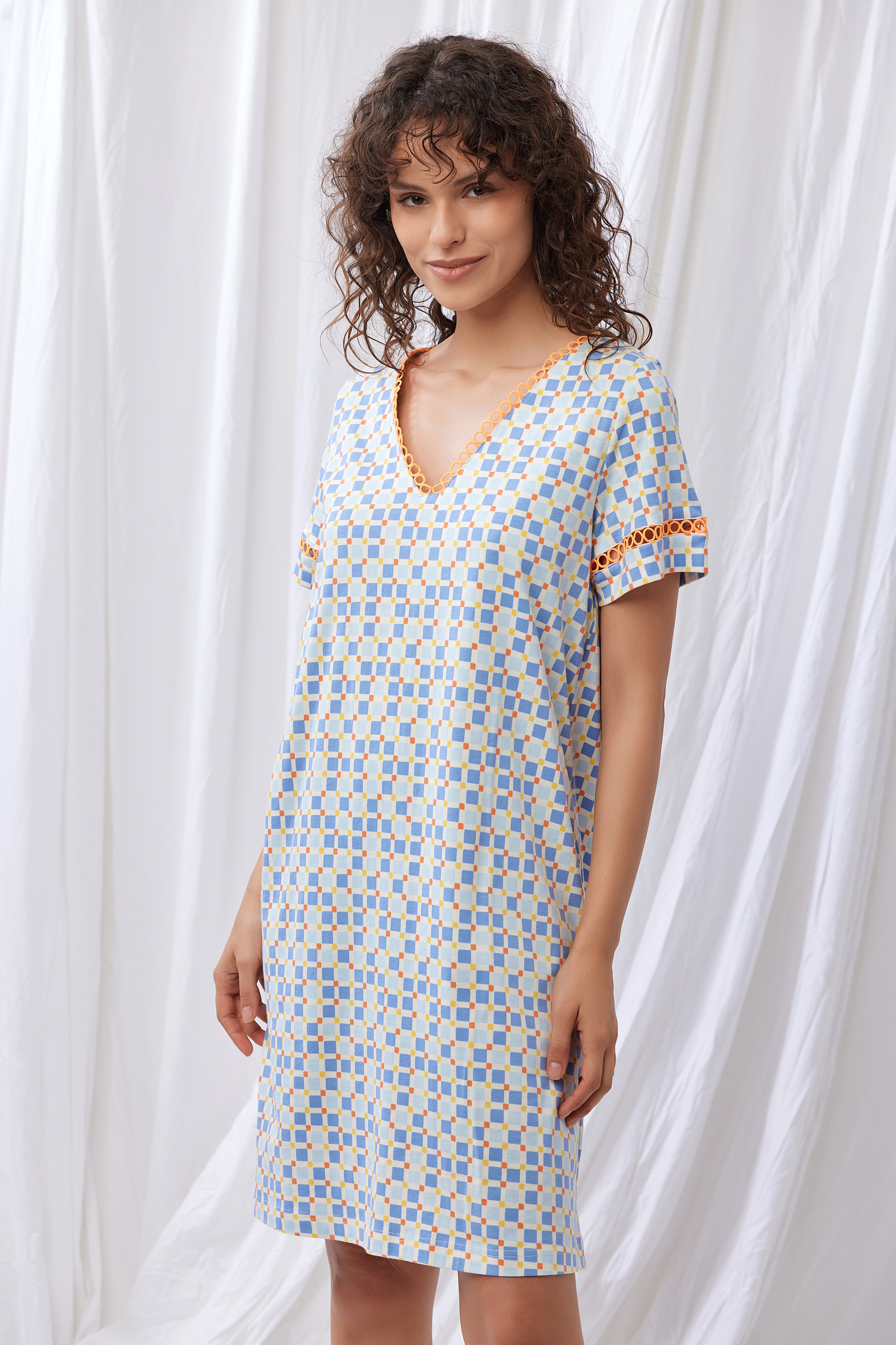 Lords X Lilies slaapkleed multicolor 251-50-XDG-Z/978
