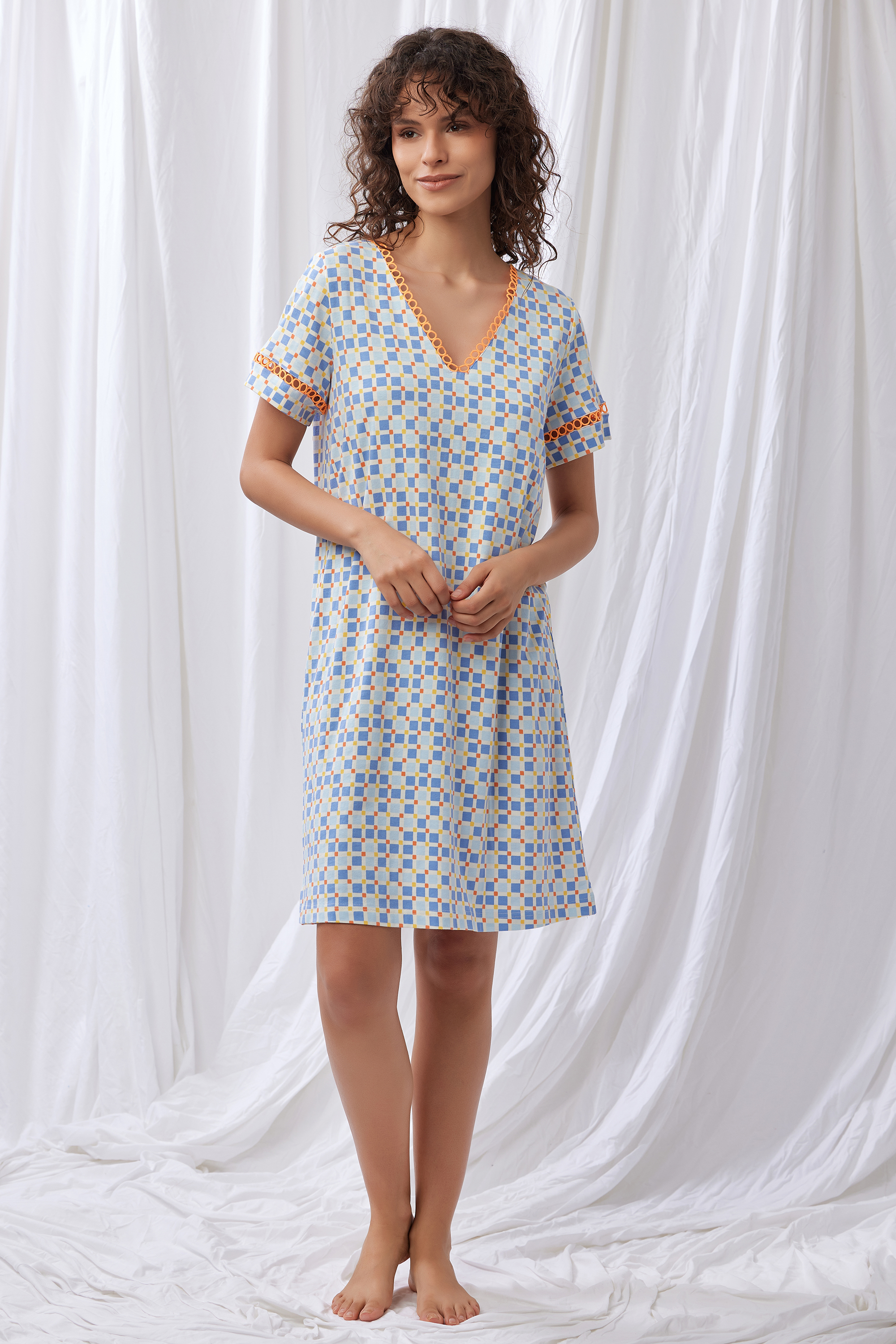 Lords X Lilies slaapkleed multicolor 251-50-XDG-Z/978