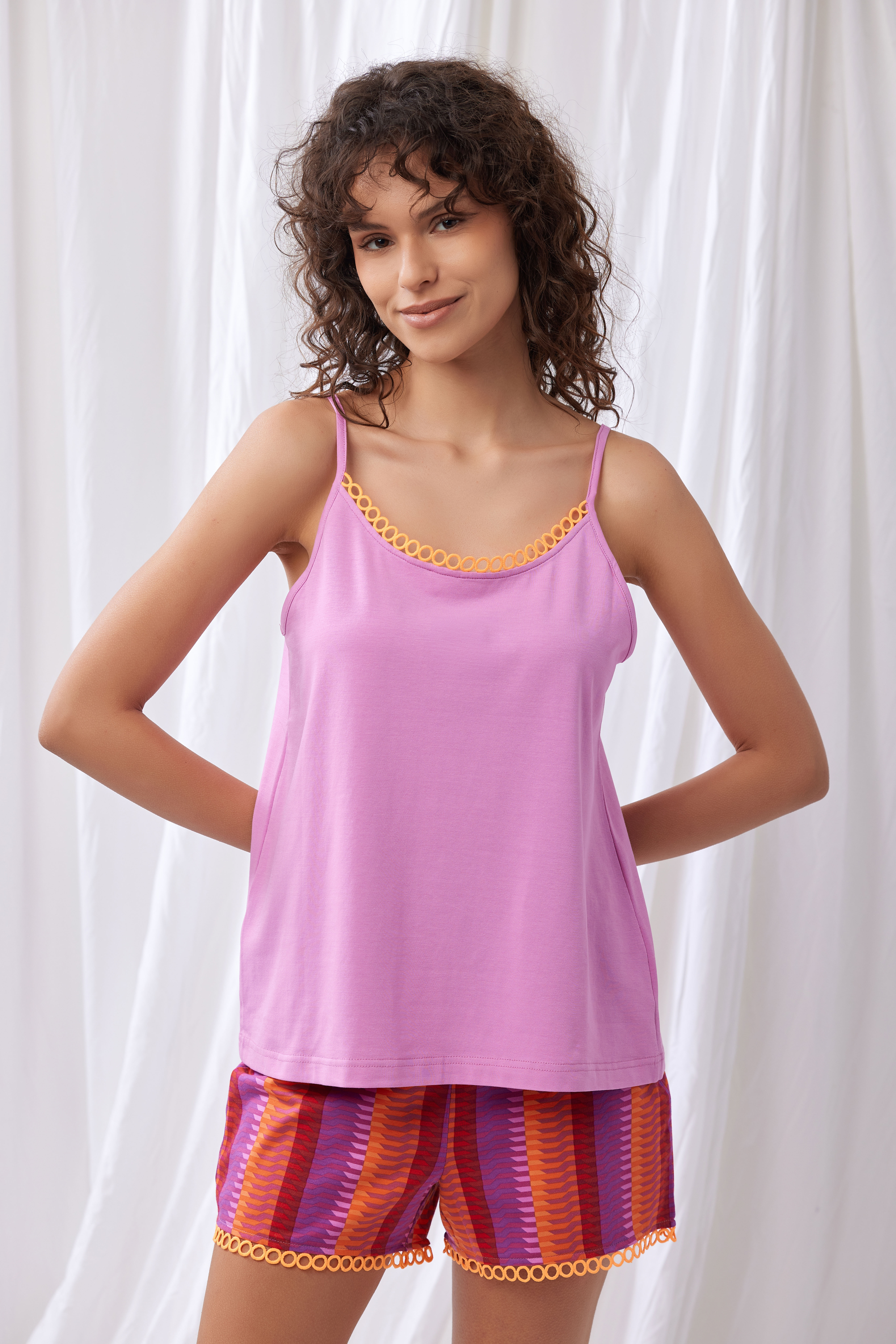 Lords X Lilies shortama lila 251-50-XPB-Z/356