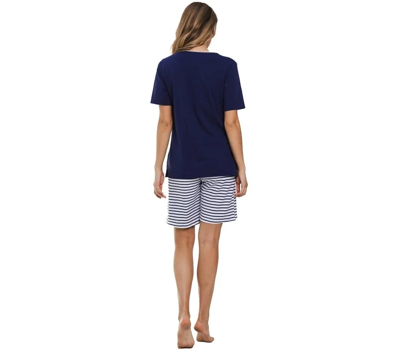 Shortama donkerblauw 131251-122-1/520