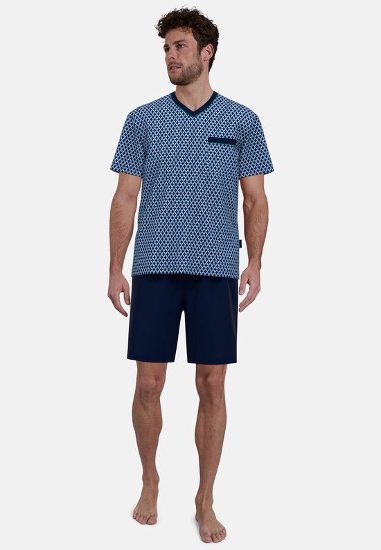 Shortama Götzburg blau/hell/allover 452296/645