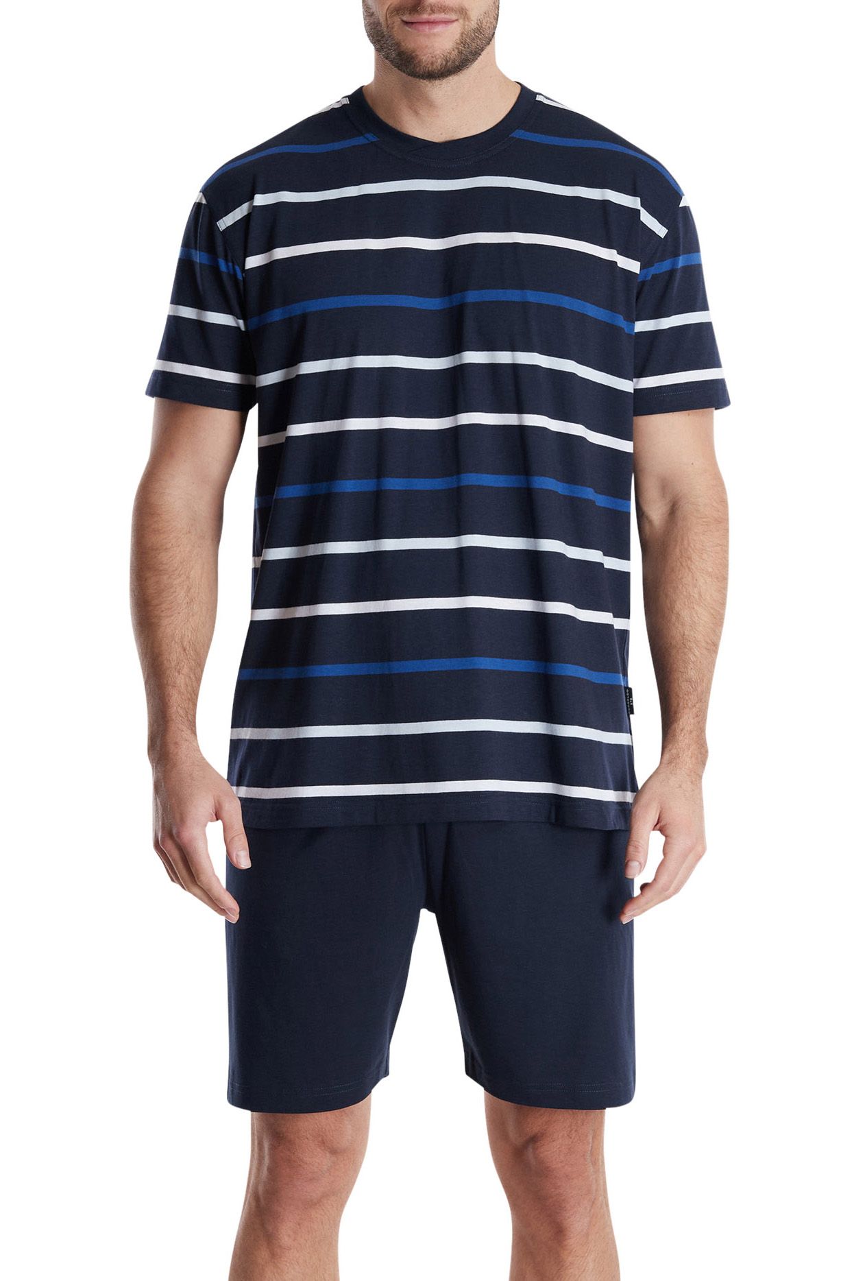 Shortama Götzburg blau/mittel/ringel 452171/652