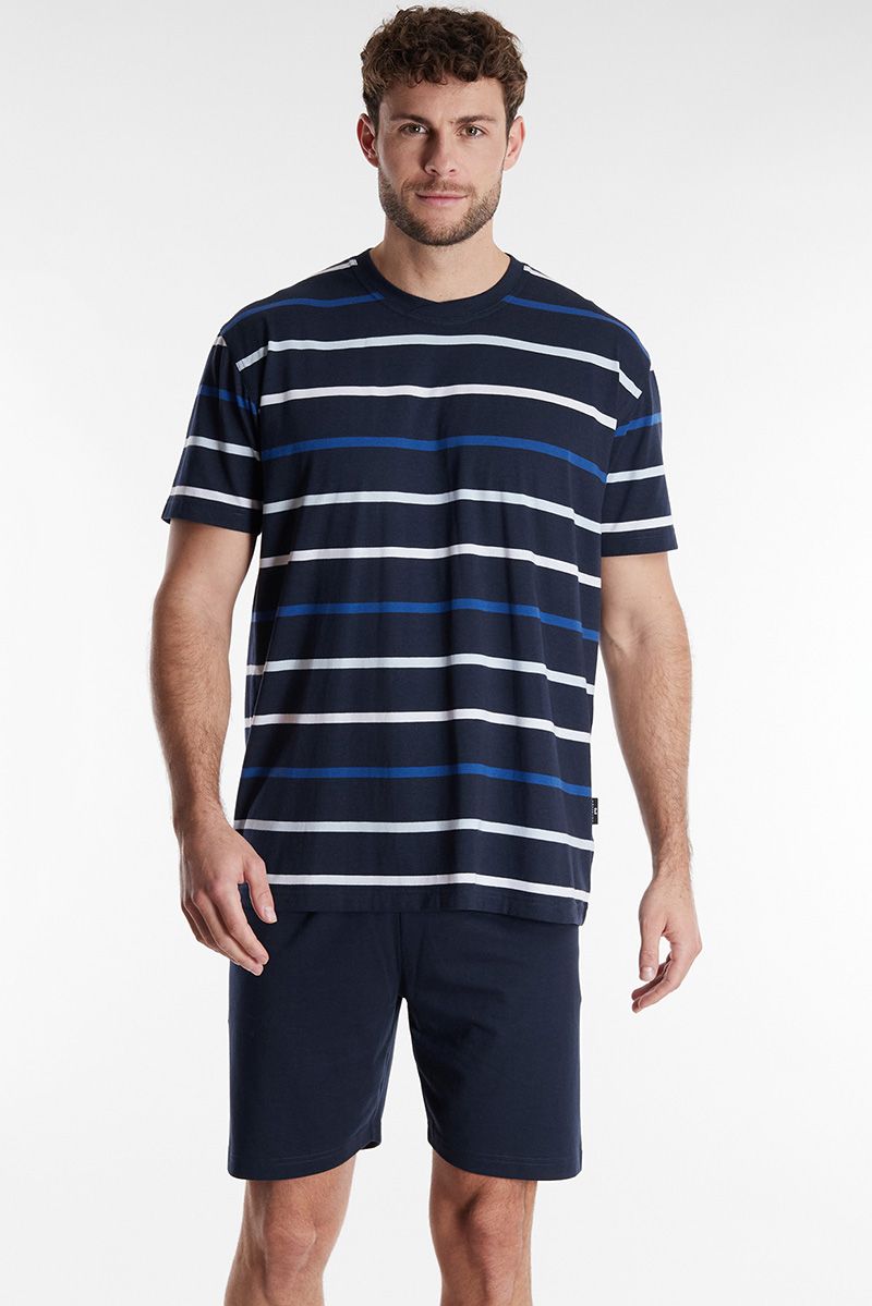 Shortama Götzburg blau/mittel/ringel 452171/652