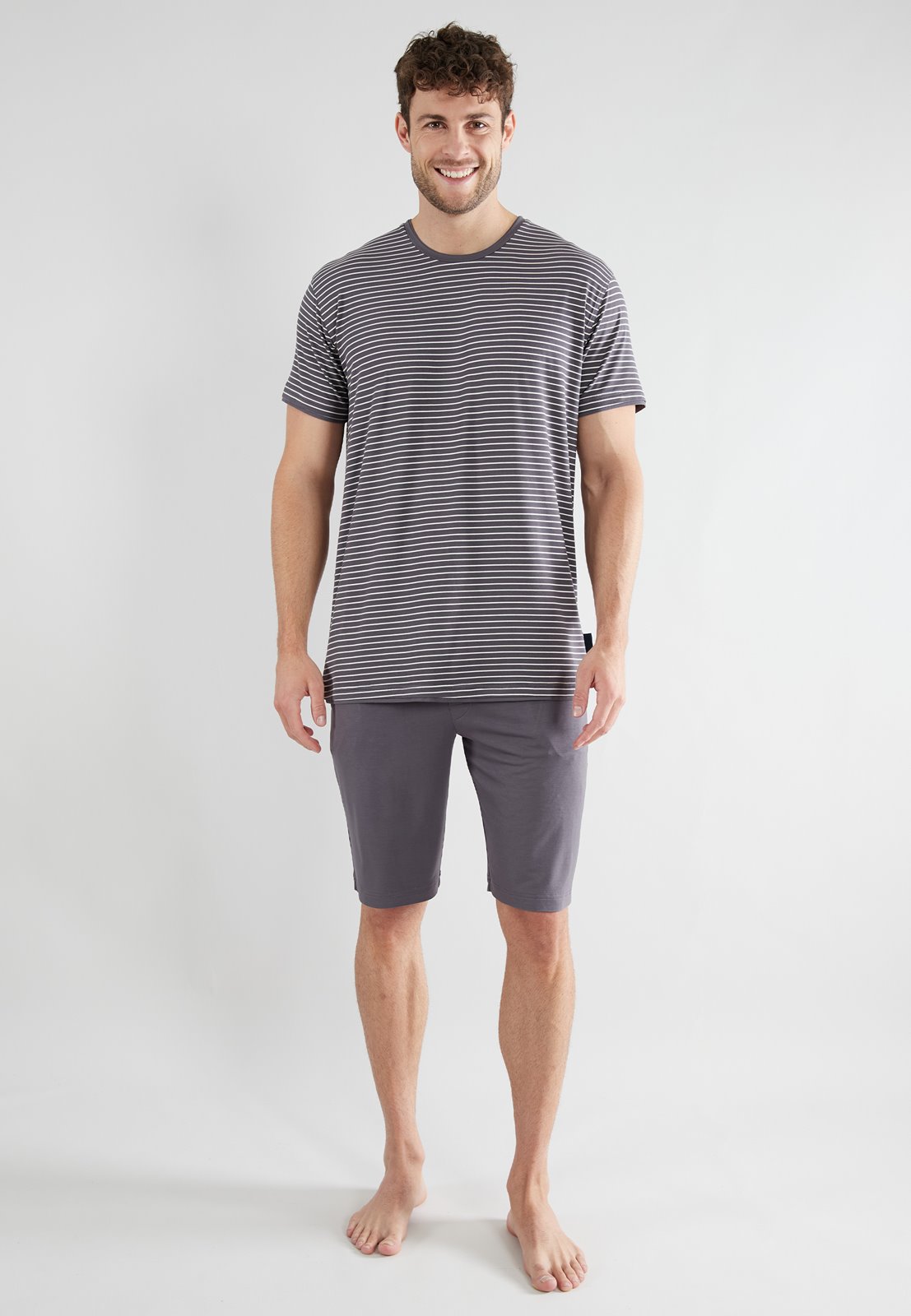 Shortama Ceceba grau/dunkel/ringel 31217/832
