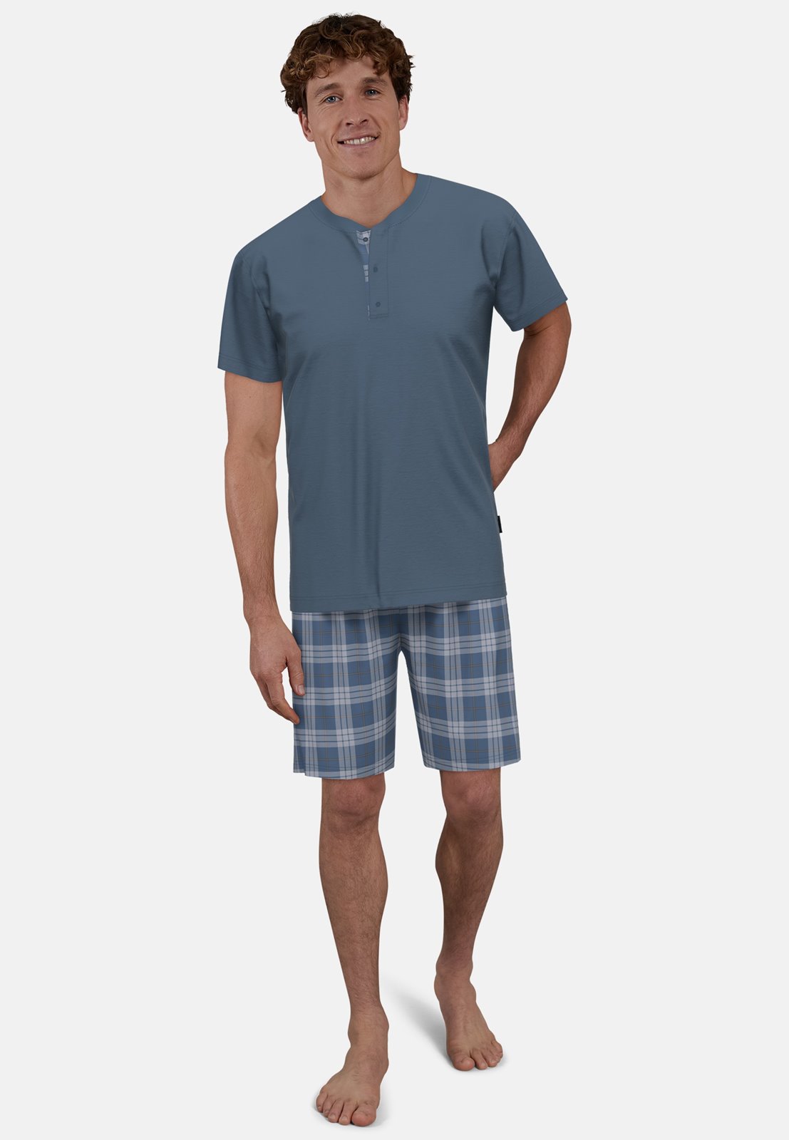 Shortama Ceceba blau/mittel/karo 31267/654