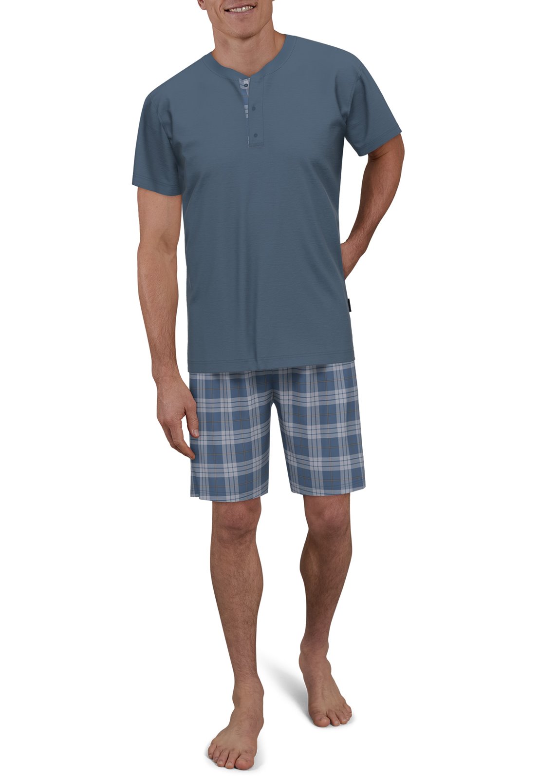 Shortama Ceceba blau/mittel/karo 31267/654