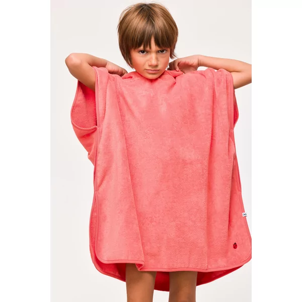 Woody poncho koraalrood 251-10-BCA-B/488