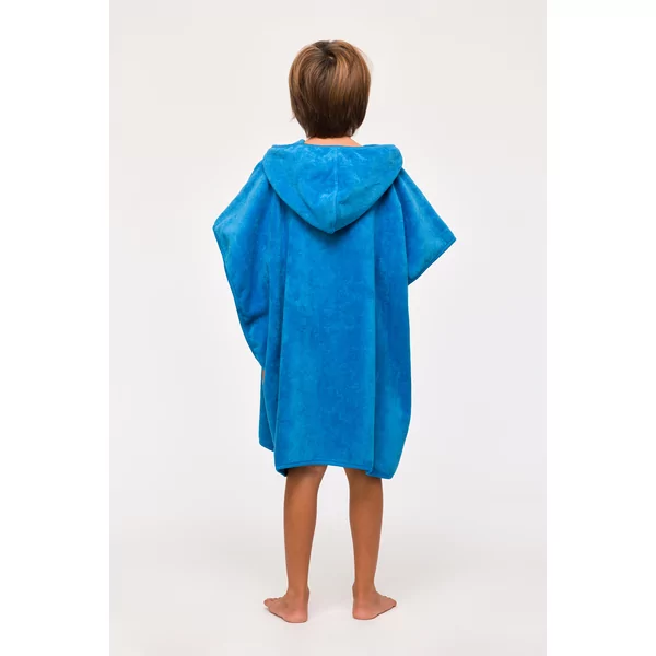 Woody poncho hermietkreeft blauw 251-10-BCA-B/845