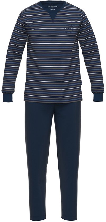 Tom Tailor pyjama braun/dunkel/ringel 71467/532