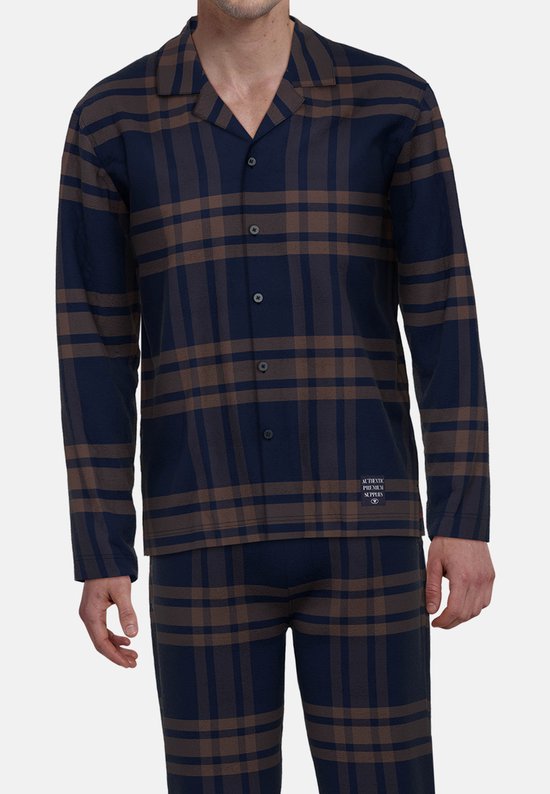 Tom Tailor pyjama braun/dunkel/karo 71472/534