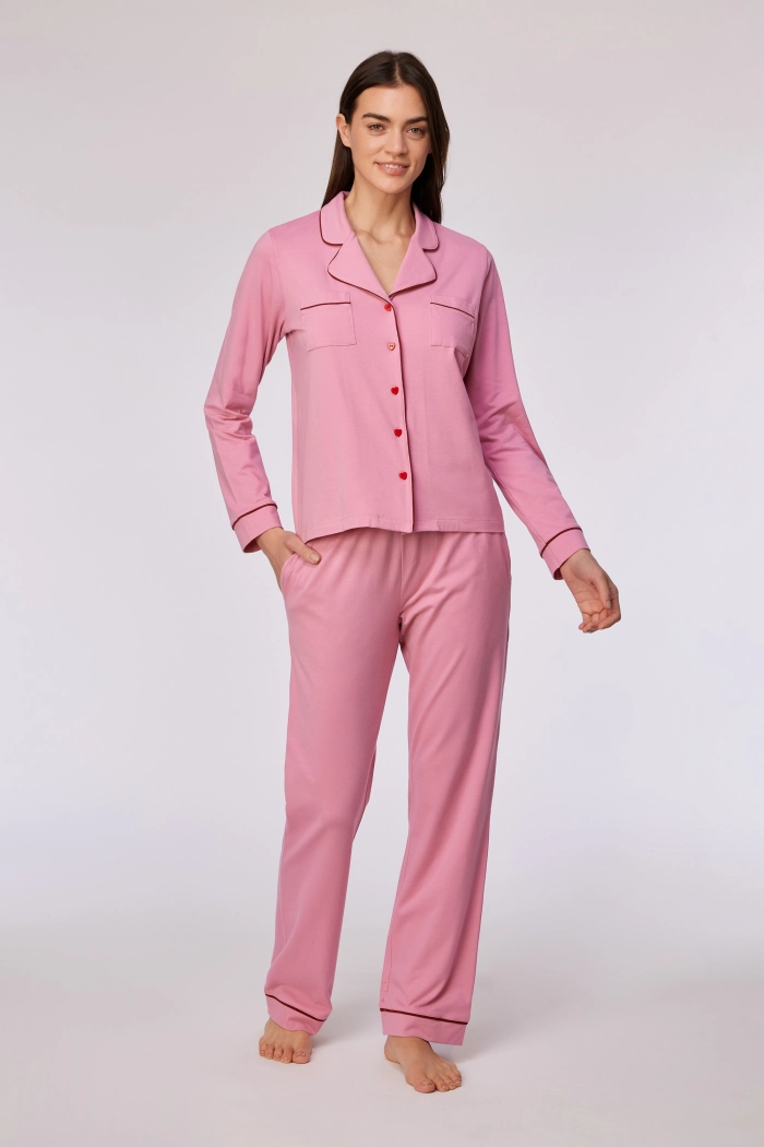 Woody pyjama roze 252-10-YPD-Z/404