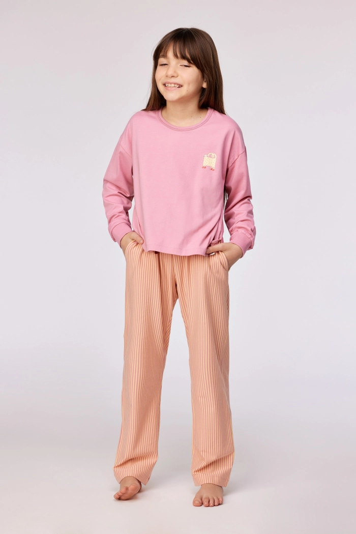 Woody pyjama kat roze 252-10-YPA-Z/404