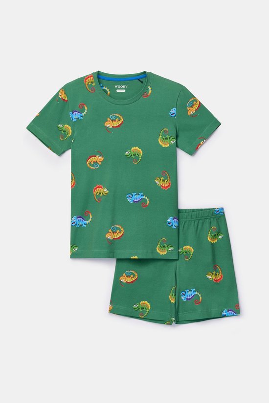 Woody shortama kameleon groen 261-10-PZA-Z/910