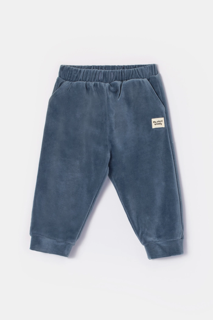 Woody pyjama blauw/grijs 252-10-BPC-V/189