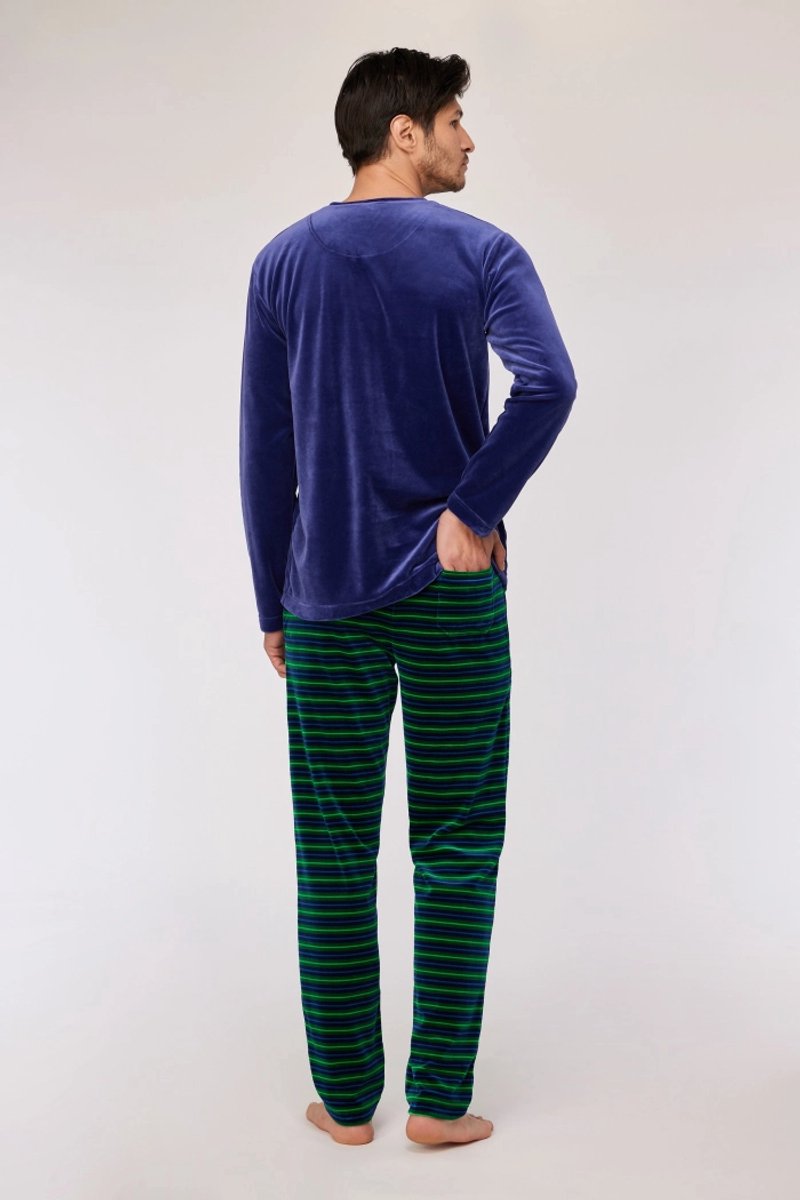 Woody pyjama donkerblauw 252-10-MVL-V/897