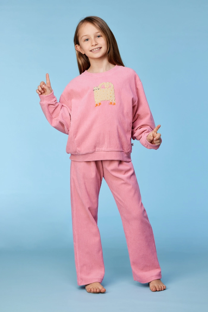 Woody pyjama kat roze 252-10-WPA-V/404
