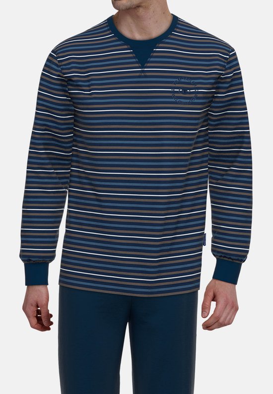 Tom Tailor pyjama braun/dunkel/ringel 71467/532