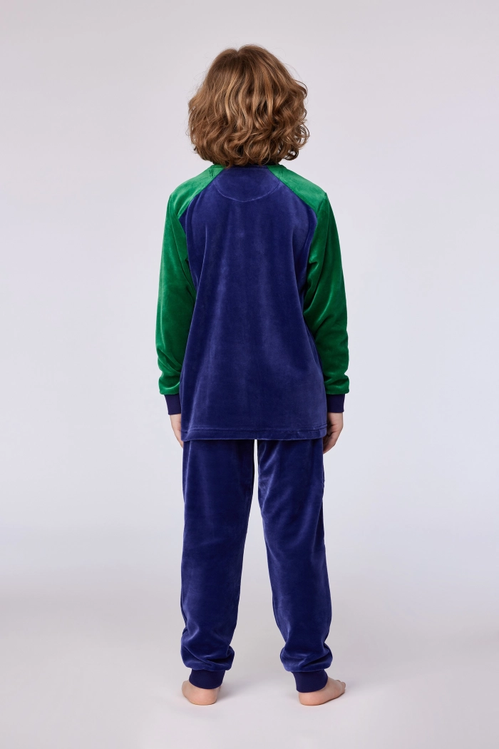 Woody pyjama donkerblauw 252-10-QRM-V/897