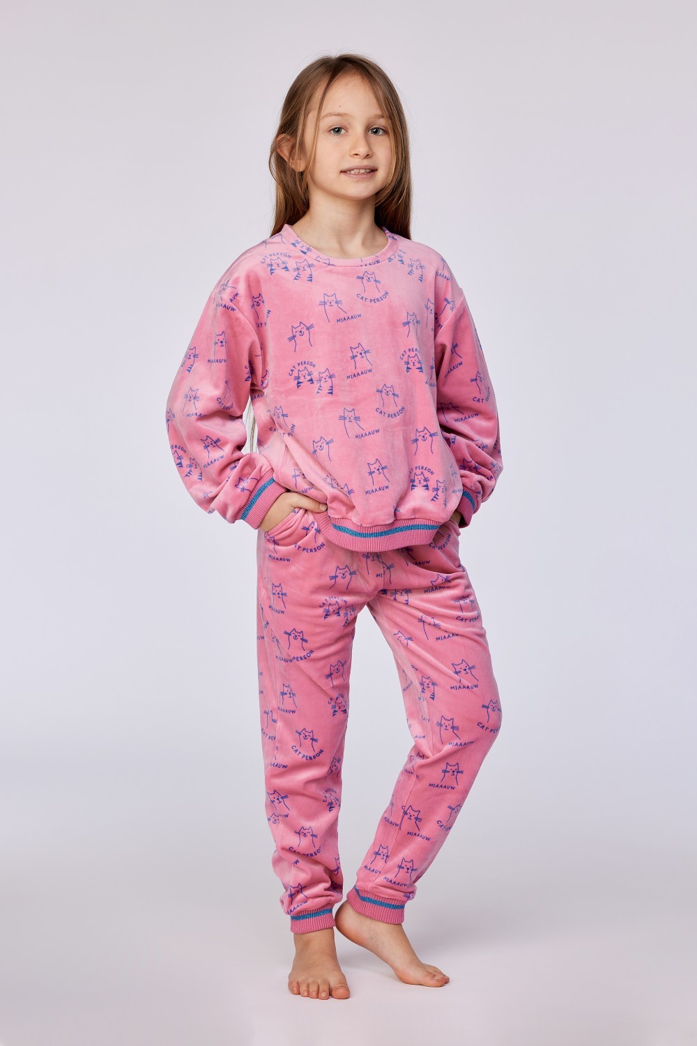 Woody pyjama kat roze 252-10-YPE-V/951