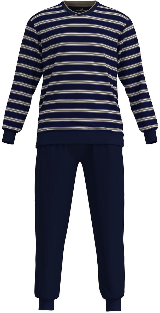 Götzburg pyjama blau/dunkel/ringel 452348/632