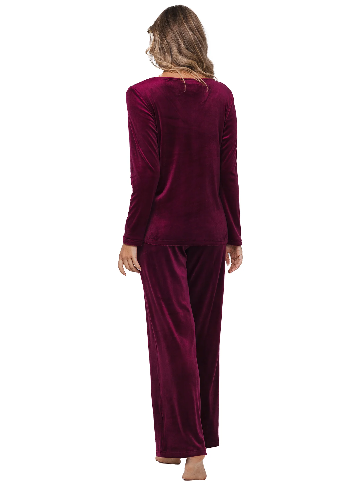 Pyjama donkerrood 121252-210-4/270